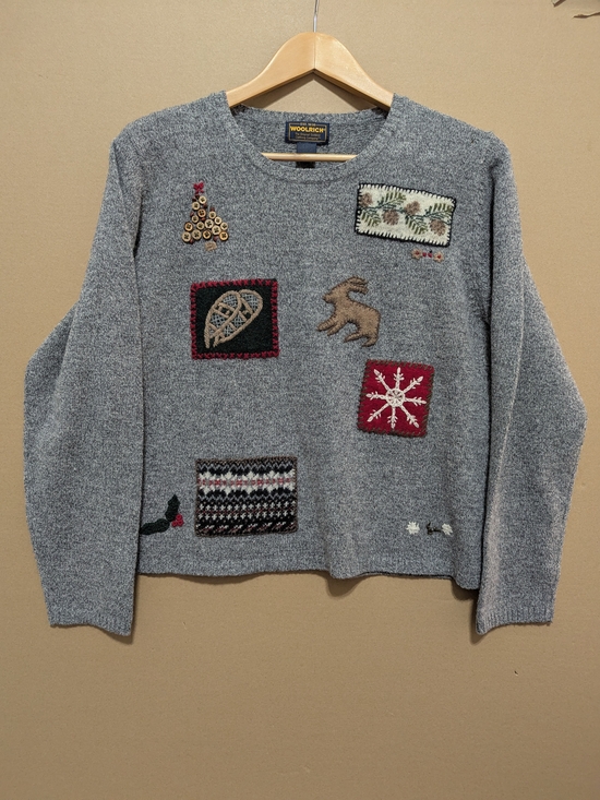 Woolrich Sweaters - Woolrich Lambswool Cottage Sweater Cabin Charcoal Heather Medium Women's Knit